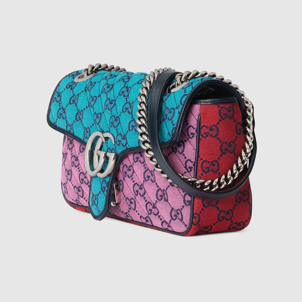 Gucci GG Marmont Multicolor small shoulder bag 443497 2UZIN 4165 - Photo-2