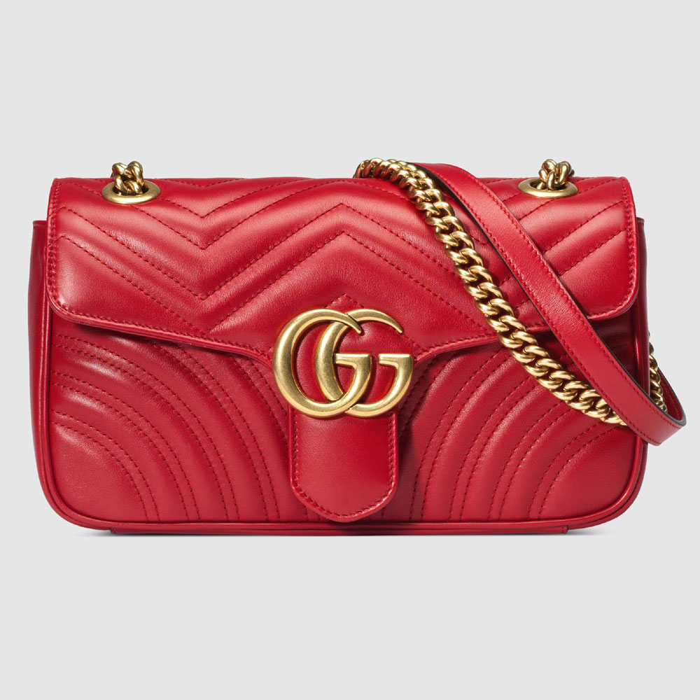 Gucci GG Marmont small matelasse shoulder bag 443497 DTDIT 6433