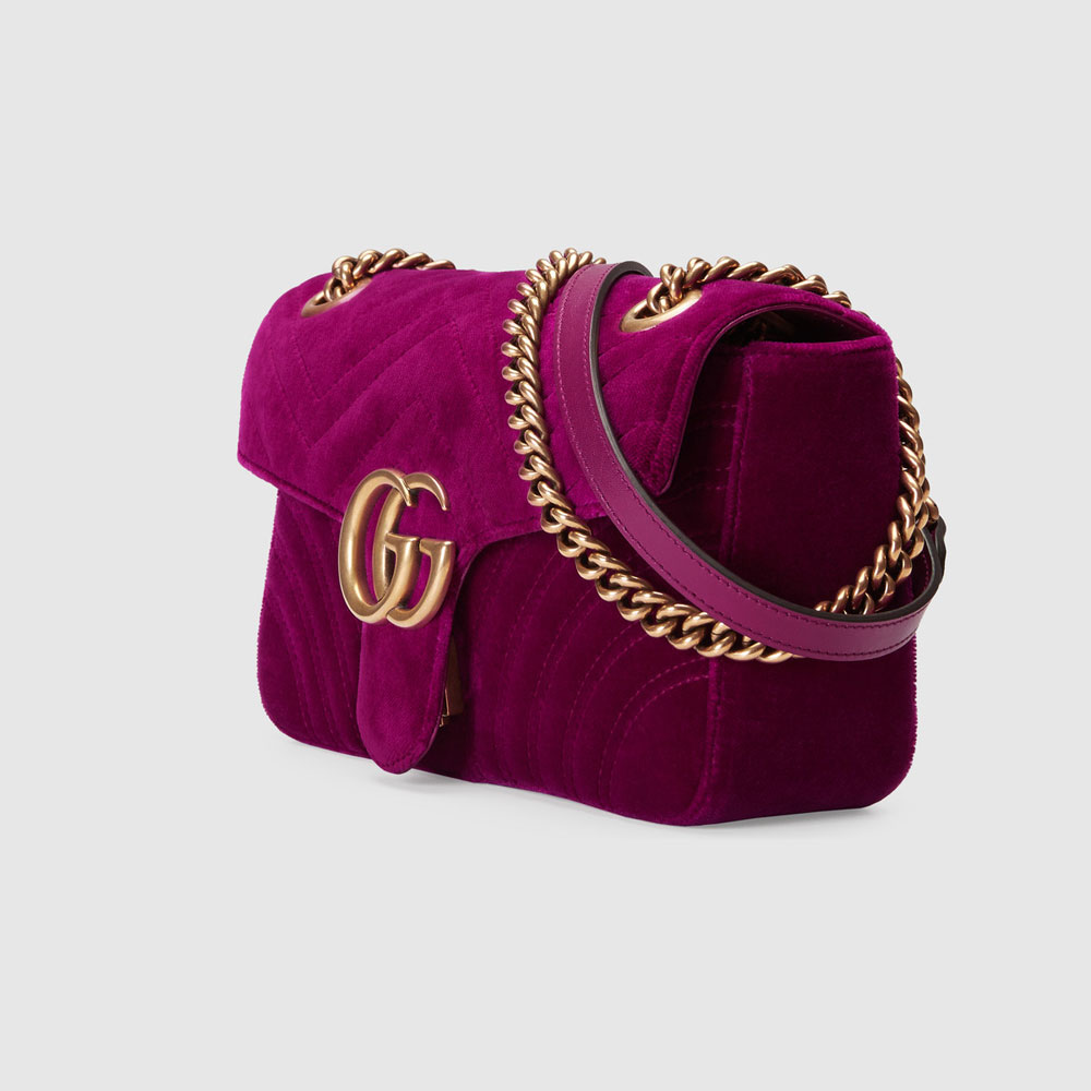 Gucci GG Marmont velvet shoulder bag 443497 K4D2T 5671 - Photo-2