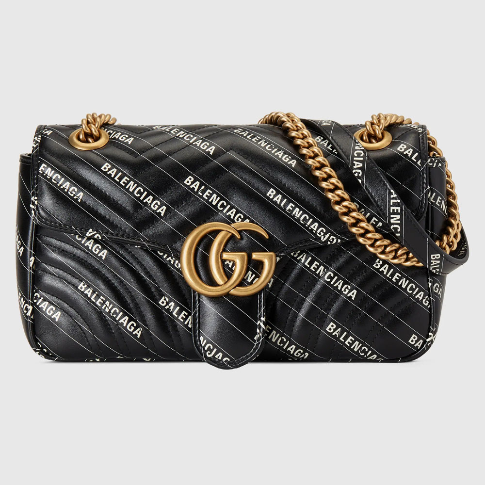 Gucci The Hacker Balenciaga small GG Marmont bag 443497 UK5AT 1089