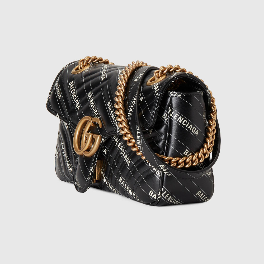 Gucci The Hacker Balenciaga small GG Marmont bag 443497 UK5AT 1089 - Photo-2