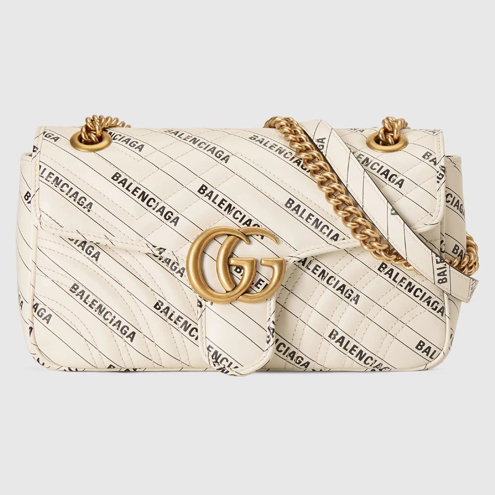 Gucci The Hacker Balenciaga small GG Marmont bag 443497 UK5AT 9099