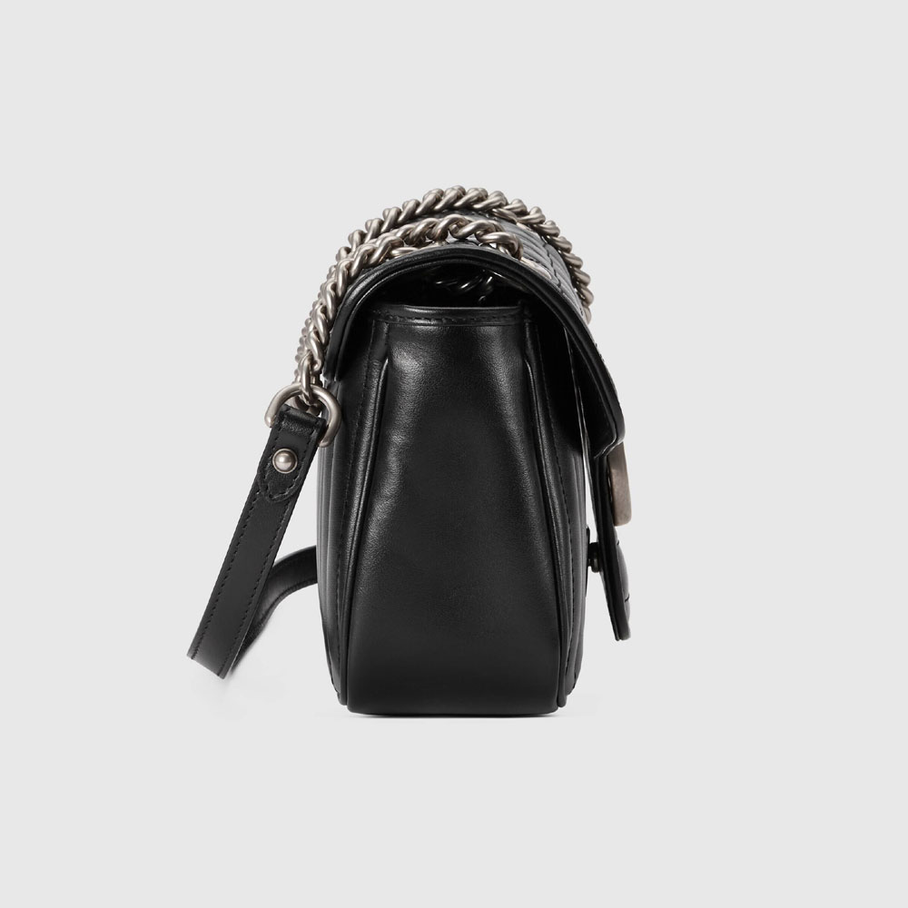 Gucci GG Marmont small shoulder bag 443497 UM8AN 1000 - Photo-4