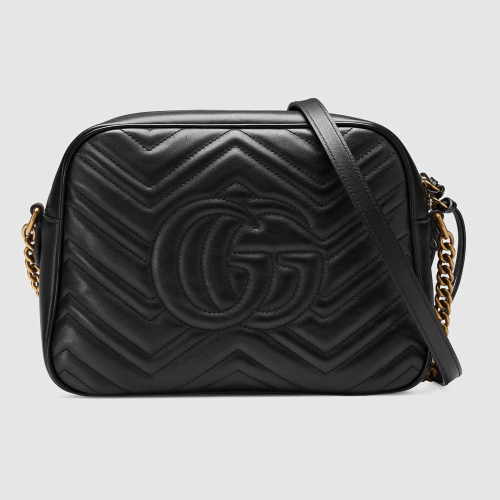 Gucci GG Marmont matelasse shoulder bag 443499 DRW1T 1000 - Photo-3