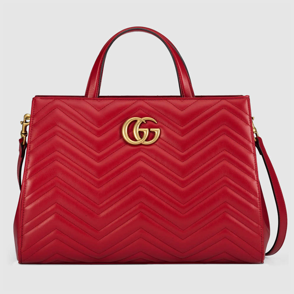 Gucci GG Marmont matelasse top handle bag 443505 DTD1T 6433