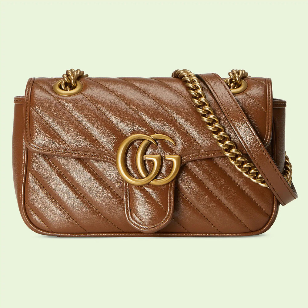 Gucci GG Marmont mini matelasse shoulder bag 446744 0OLFT 2535