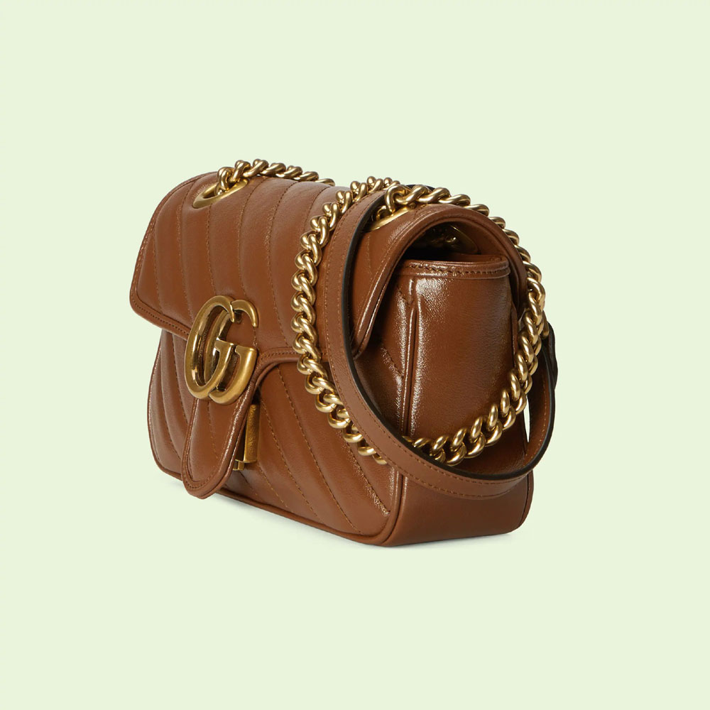 Gucci GG Marmont mini matelasse shoulder bag 446744 0OLFT 2535 - Photo-2