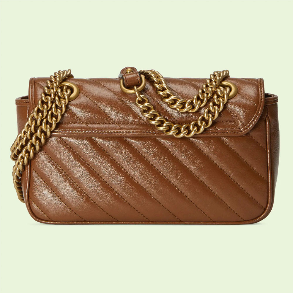 Gucci GG Marmont mini matelasse shoulder bag 446744 0OLFT 2535 - Photo-3