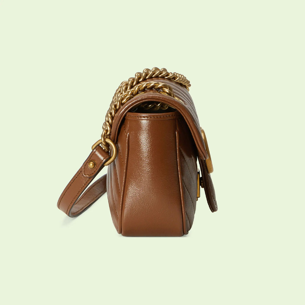 Gucci GG Marmont mini matelasse shoulder bag 446744 0OLFT 2535 - Photo-4