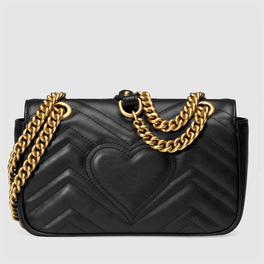 Gucci GG Marmont matelasse mini bag 446744 DRW3T 1000 - Photo-3