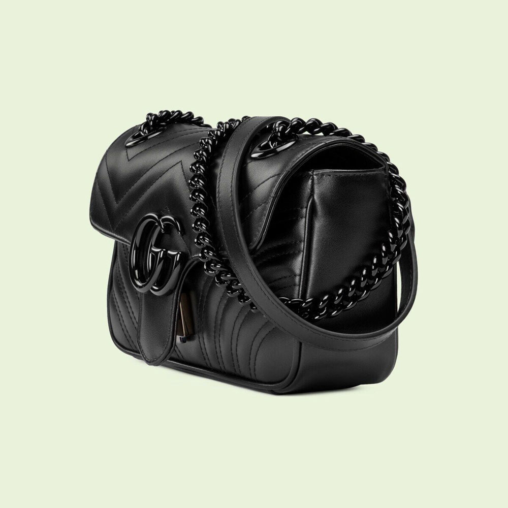 Gucci GG Marmont matelasse mini bag 446744 DTDFV 1000 - Photo-2