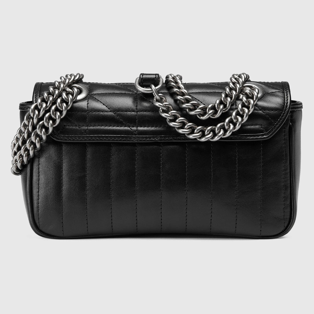 Gucci GG Marmont mini shoulder bag 446744 UM8AN 1000 - Photo-3