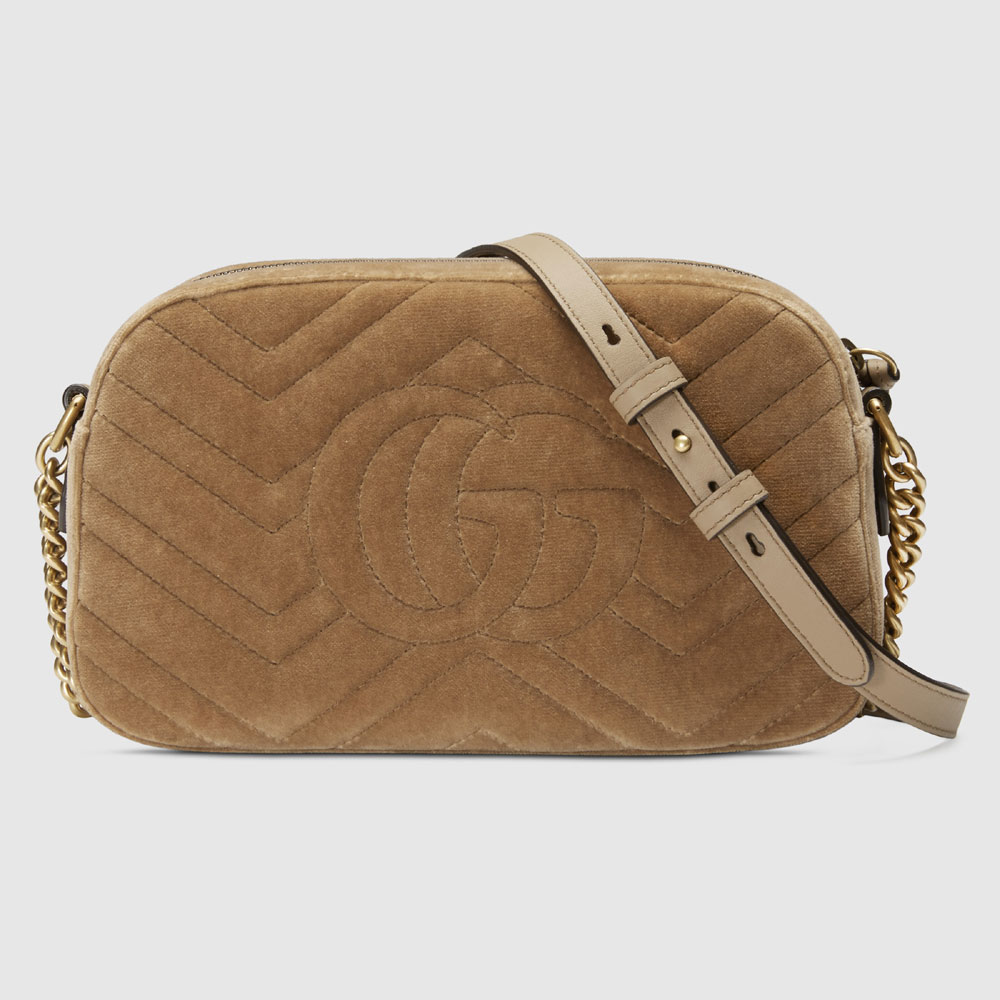 Gucci GG Marmont velvet small shoulder bag 447632 9QIBT 2807 - Photo-2