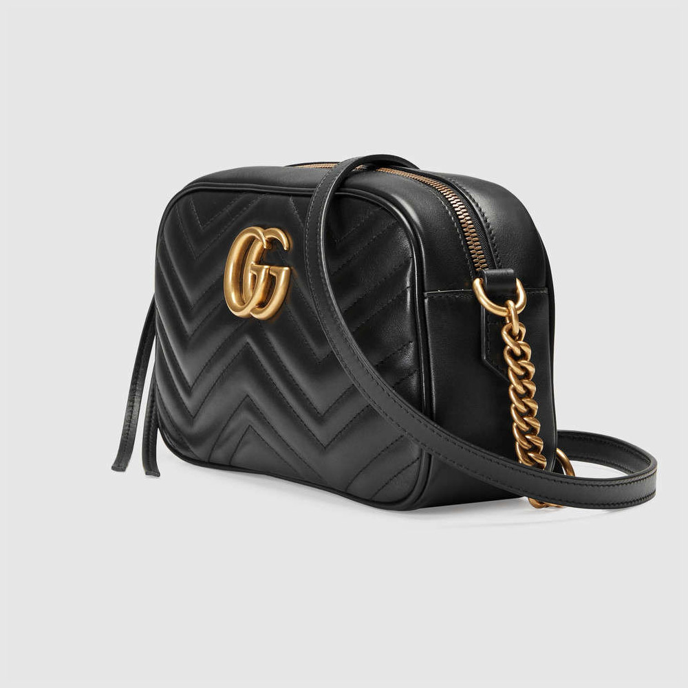 Gucci GG Marmont matelasse shoulder bag 447632 DRW1T 1000 - Photo-2