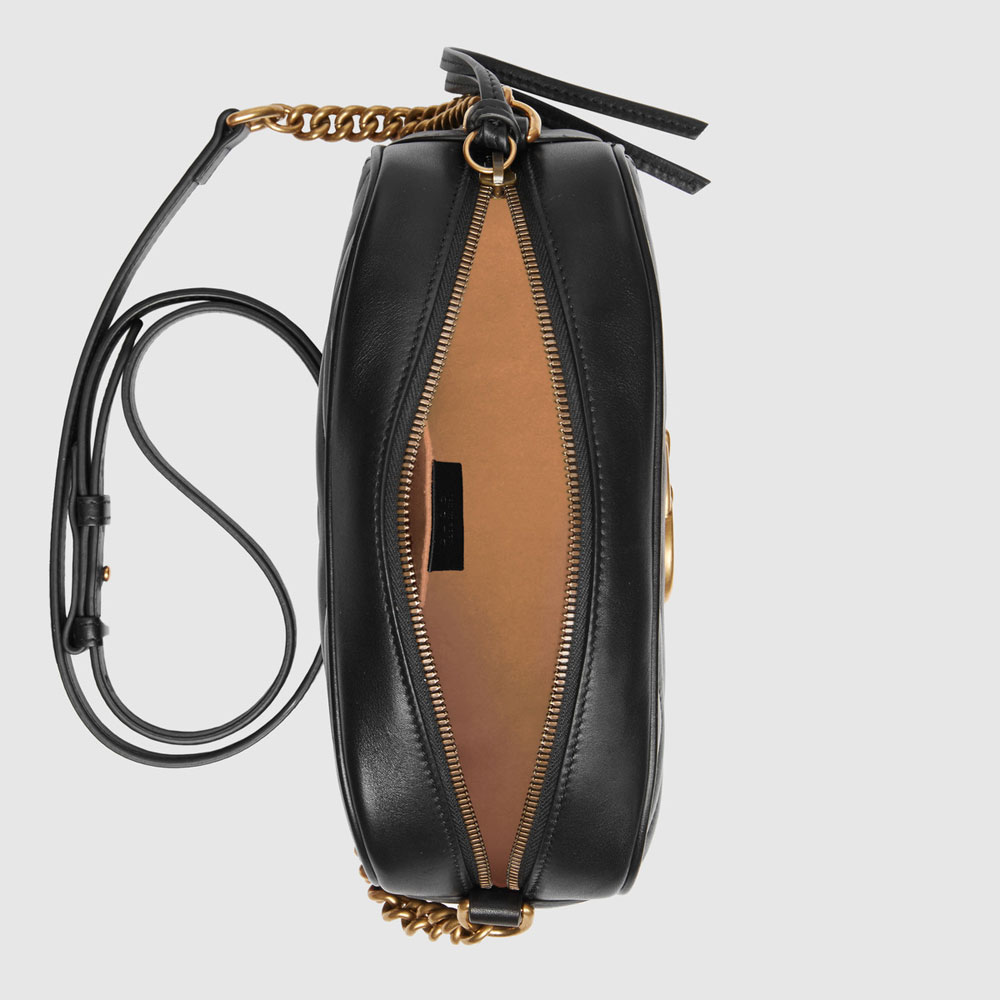 Gucci GG Marmont matelasse shoulder bag 447632 DTD1D 1000 - Photo-4