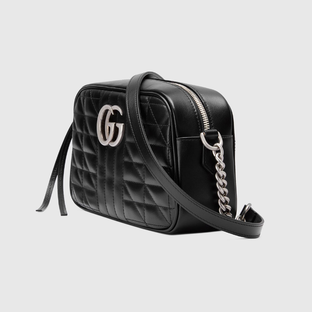 Gucci GG Marmont small shoulder bag 447632 UM8BN 1000 - Photo-2