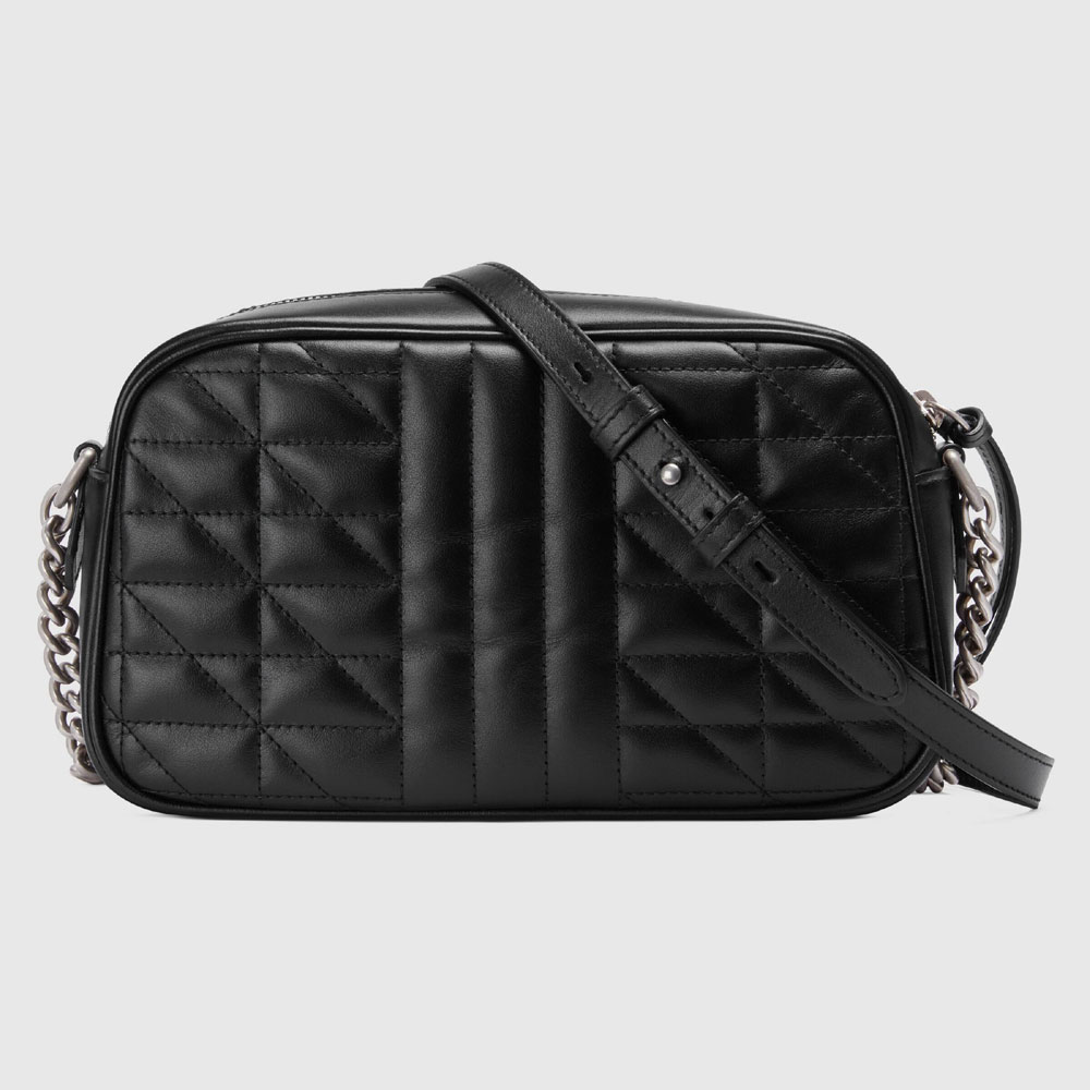 Gucci GG Marmont small shoulder bag 447632 UM8BN 1000 - Photo-3