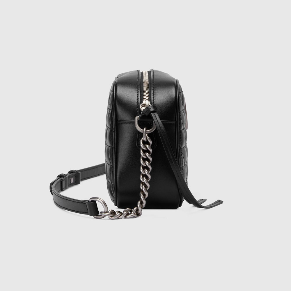 Gucci GG Marmont small shoulder bag 447632 UM8BN 1000 - Photo-4