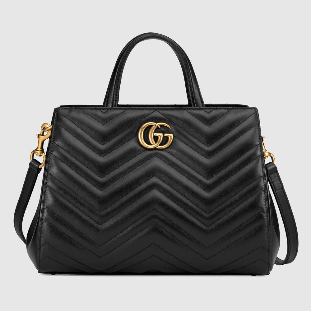 Gucci GG Marmont matelasse top handle bag 448054 DTD1T 1000