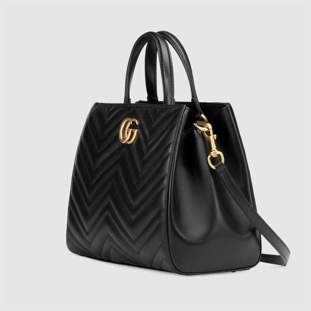 Gucci GG Marmont matelasse top handle bag 448054 DTD1T 1000 - Photo-2