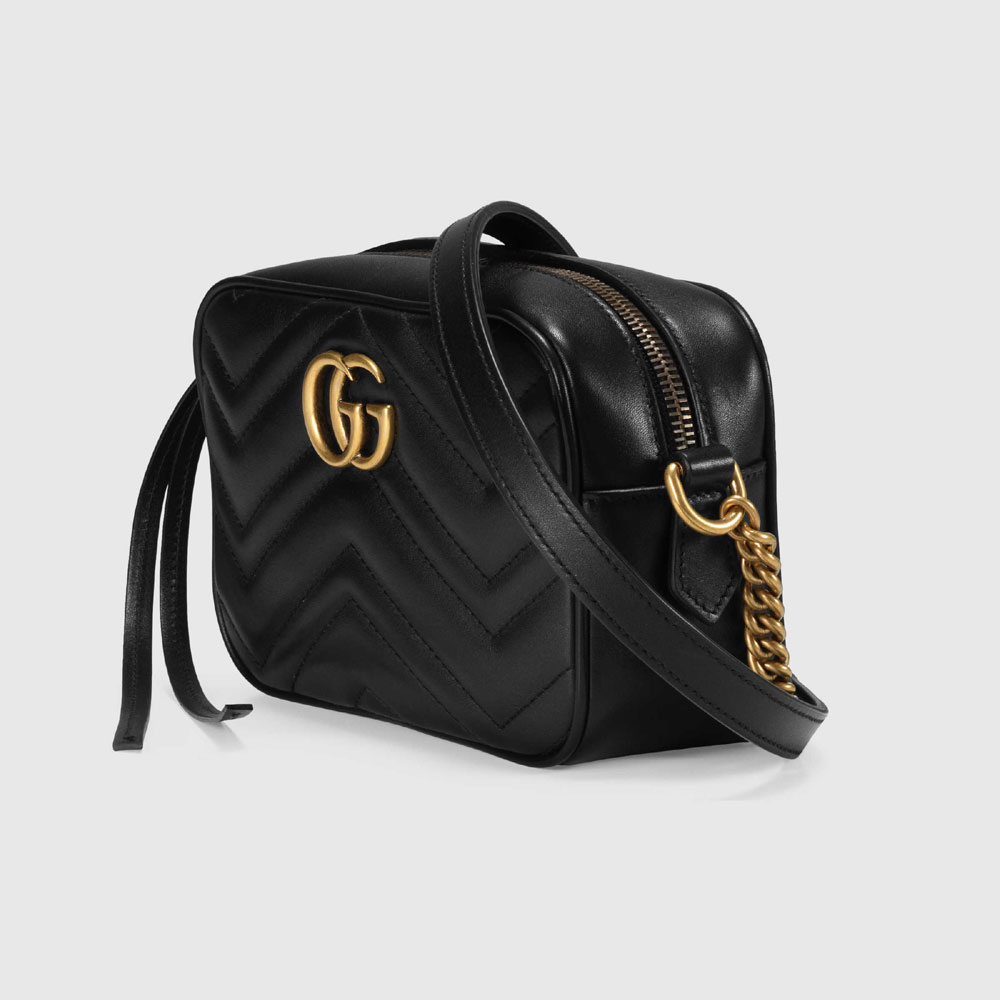 Gucci GG Marmont matelasse mini bag 448065 DTD1D 1000 - Photo-2