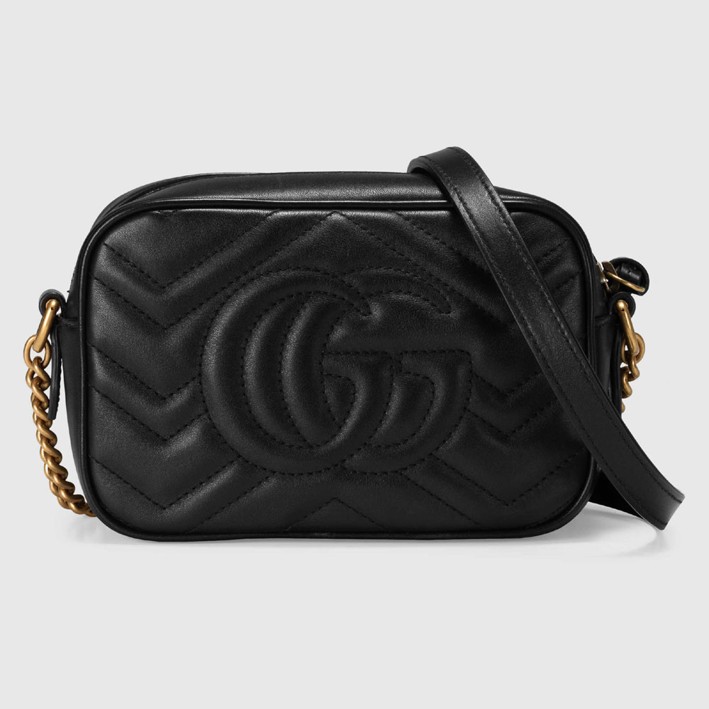 Gucci GG Marmont matelasse mini bag 448065 DTD1D 1000 - Photo-3