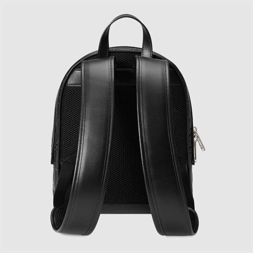 Gucci Signature leather backpack 450967 CWCQN 1000 - Photo-3