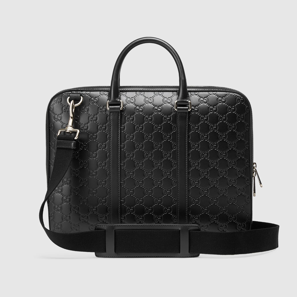 Gucci Signature leather briefcase 451169 CWCBN 1000 - Photo-3