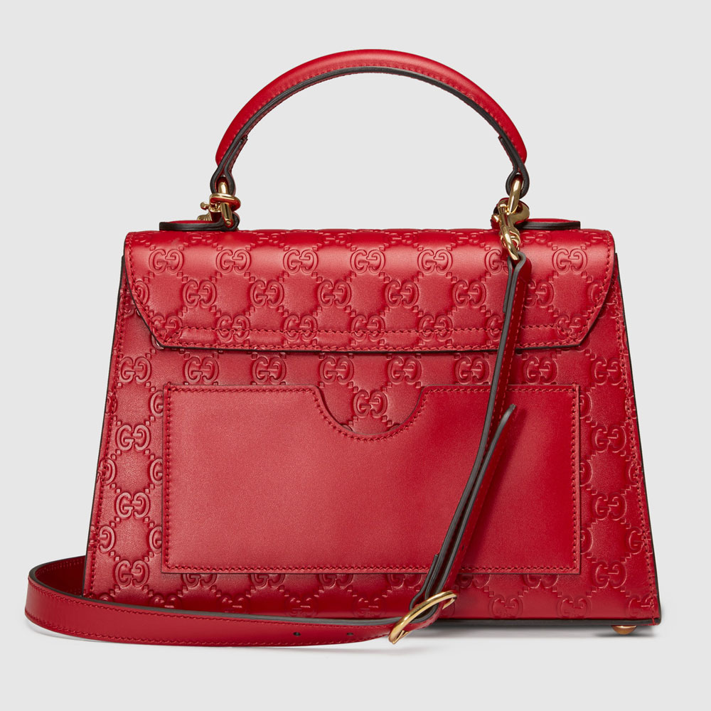 Padlock Gucci Signature top handle bag 453188 CWC1G 6433 - Photo-3