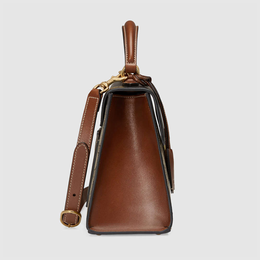 Gucci Padlock GG Supreme top handle bag 453188 KLQJG 9785 - Photo-4