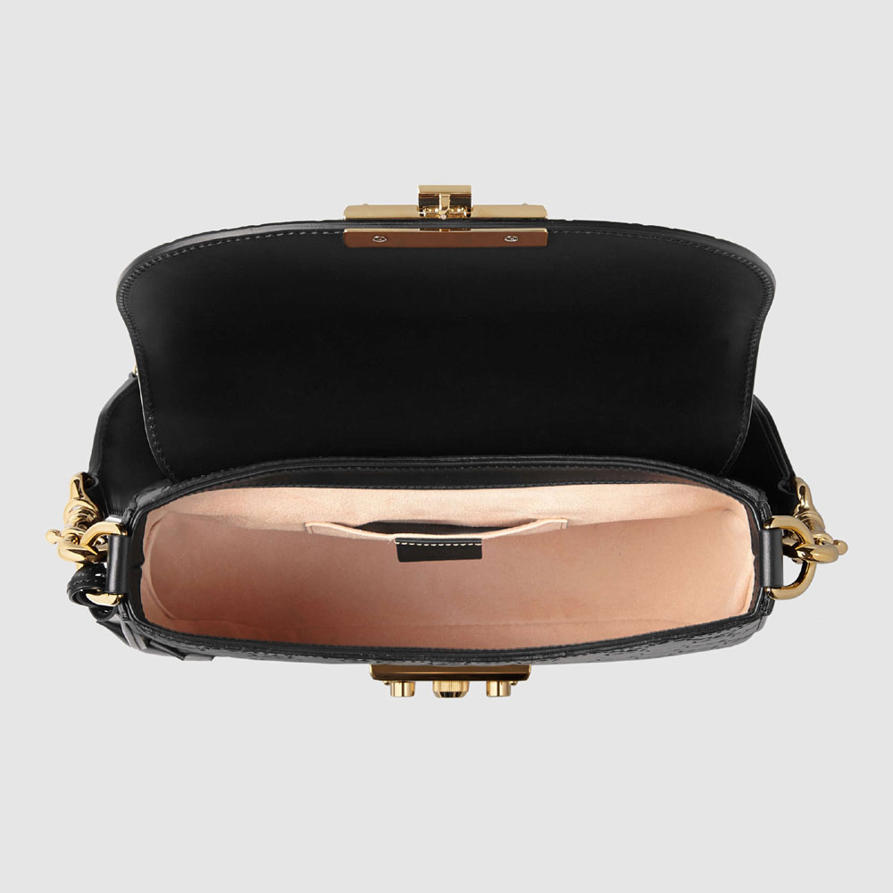 Padlock Gucci Signature leather shoulder bag 453189 CWCLG 1060 - Photo-4