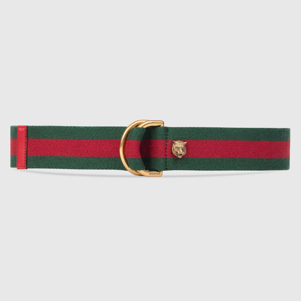 Gucci Web belt with D-ring 453271 H17JT 8471