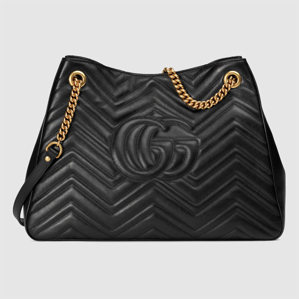 Gucci GG Marmont matelasse shoulder bag 453569 DRW1T 1000 - Photo-3
