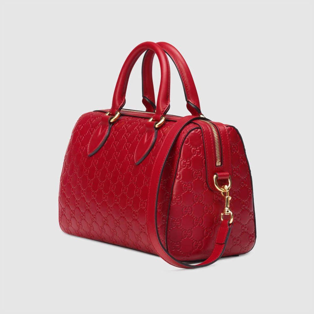 Soft Gucci Signature top handle bag 453573 DMT1G 6433 - Photo-2