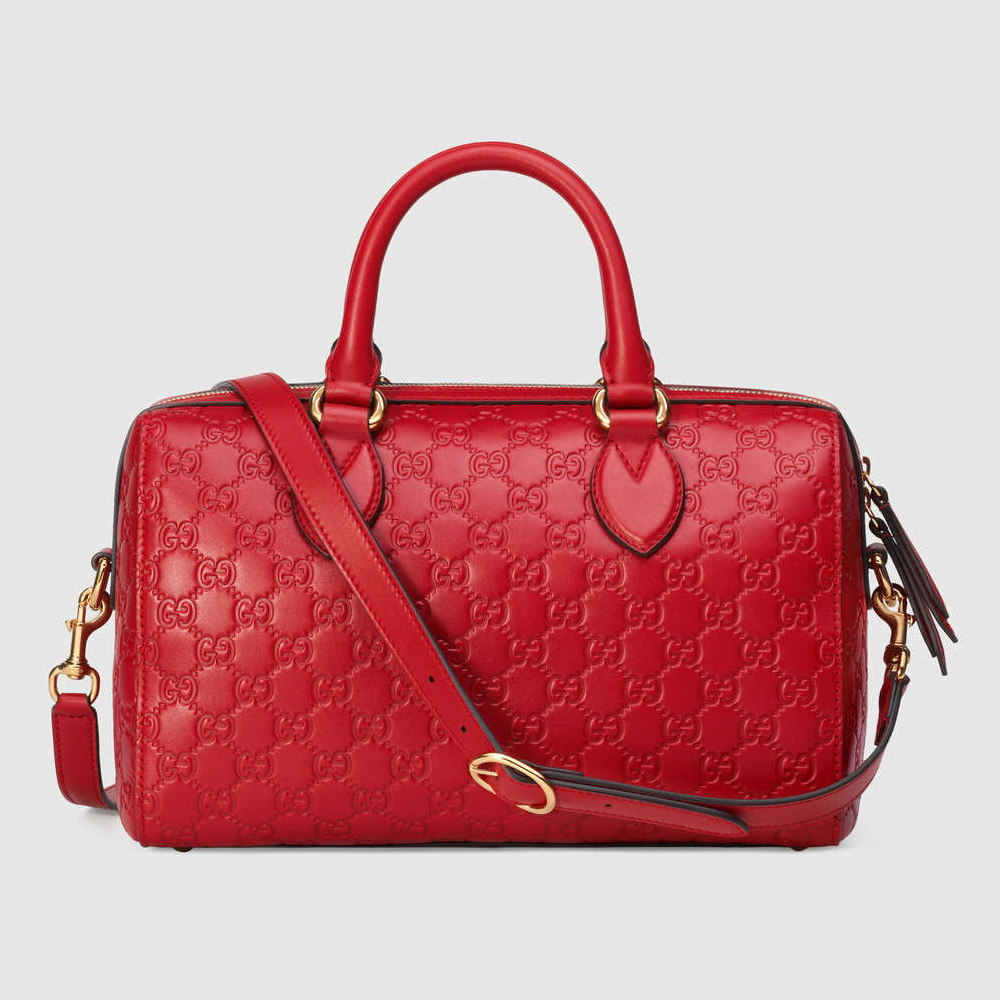 Soft Gucci Signature top handle bag 453573 DMT1G 6433 - Photo-3