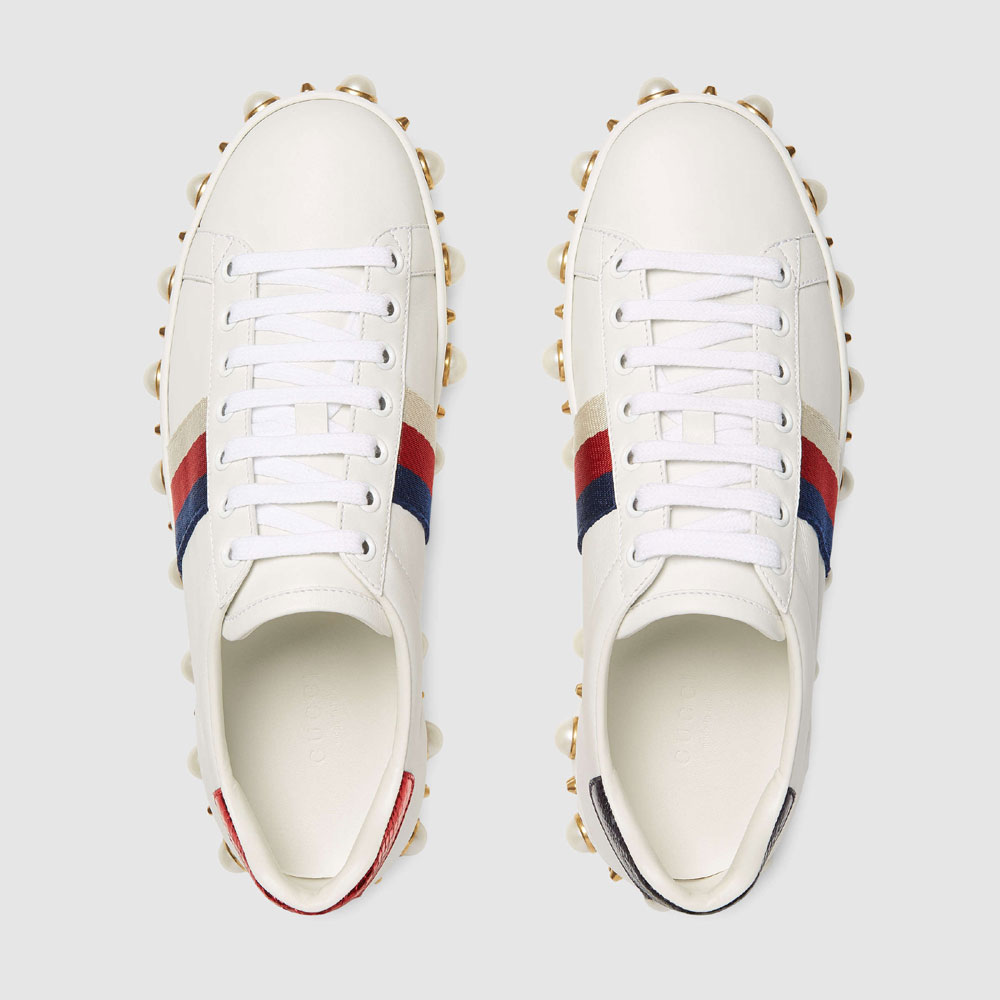 Gucci Ace studded sneaker 454561 A38G0 9075 - Photo-4