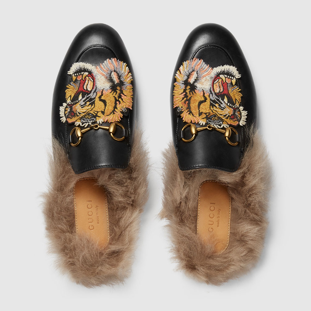 Gucci Princetown leather slipper 462723 DKHH0 1063 - Photo-2