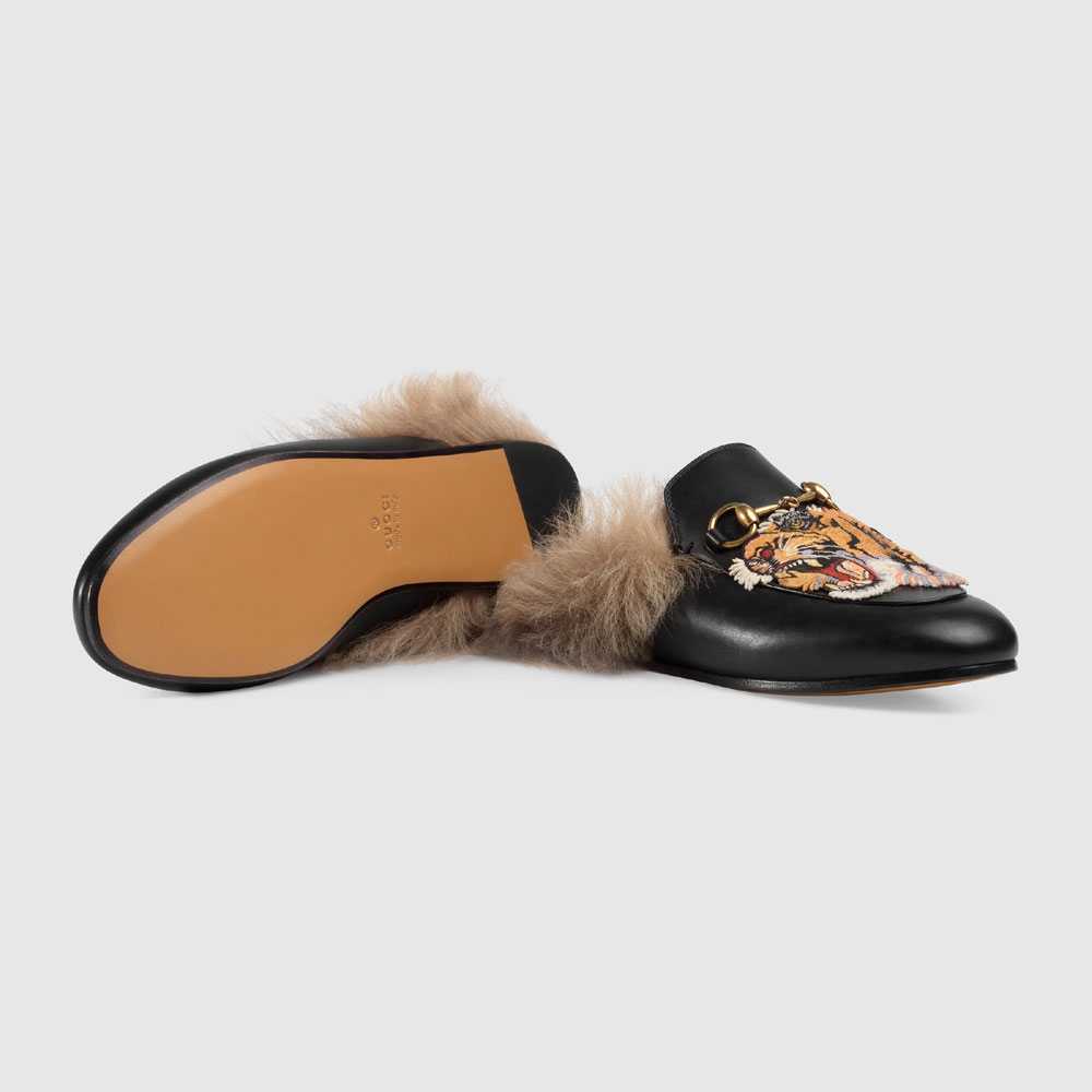 Gucci Princetown leather slipper 462723 DKHH0 1063 - Photo-4