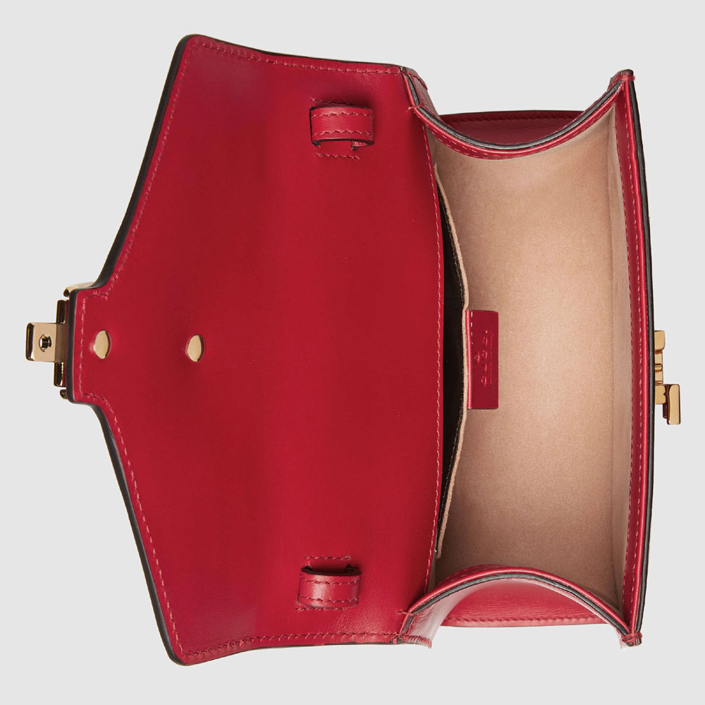 Gucci Sylvie leather mini bag 470270 D4ZAG 8457 - Photo-4