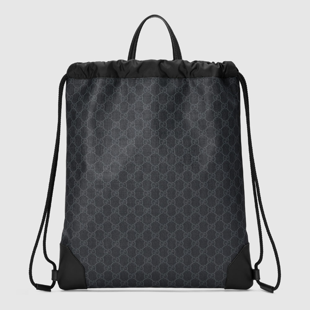 Gucci Soft GG Supreme drawstring backpack 473872 9IK8N 1071 - Photo-2