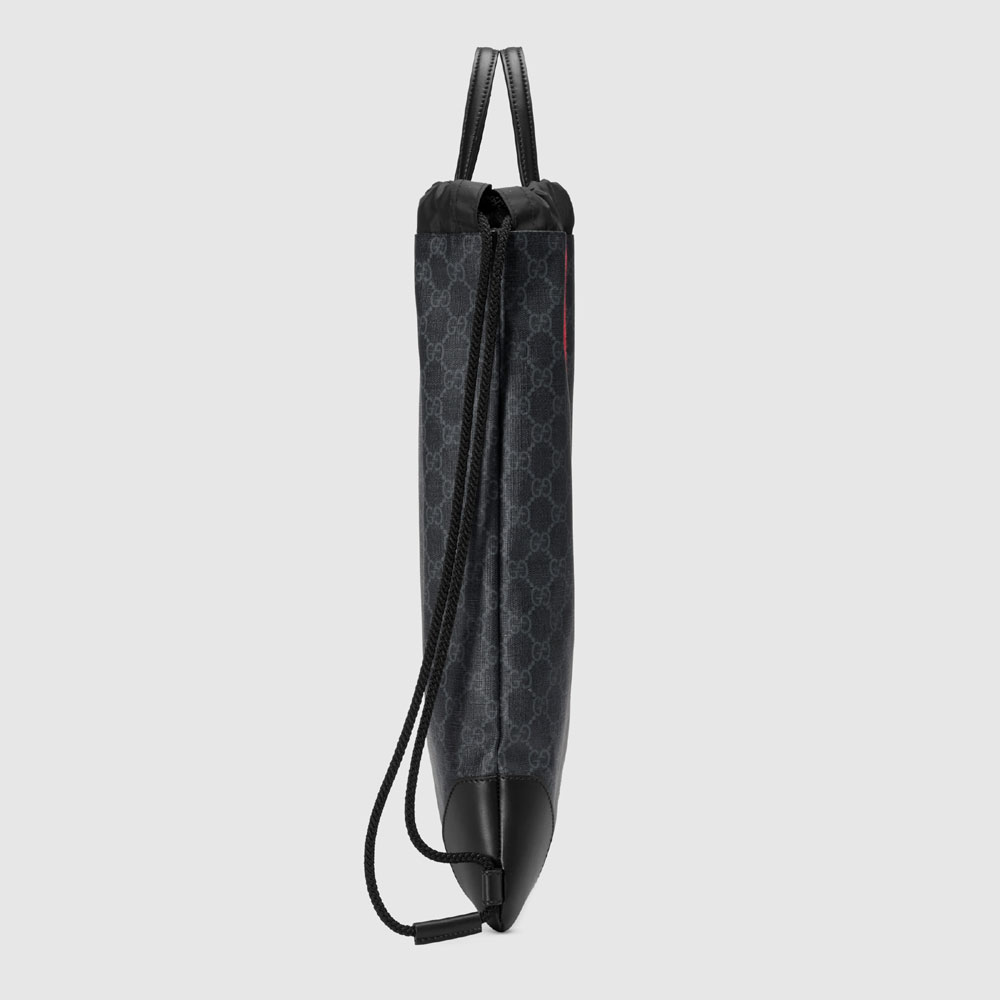 Gucci Soft GG Supreme drawstring backpack 473872 9IK8N 1071 - Photo-3