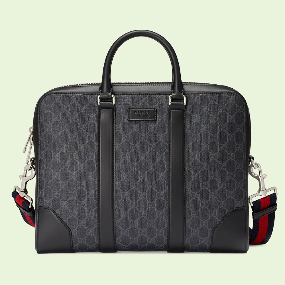 Gucci GG Black briefcase 474135 K5RLN 1095