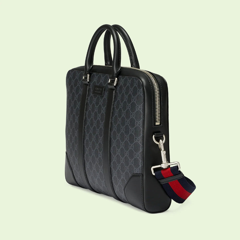 Gucci GG Black briefcase 474135 K5RLN 1095 - Photo-2