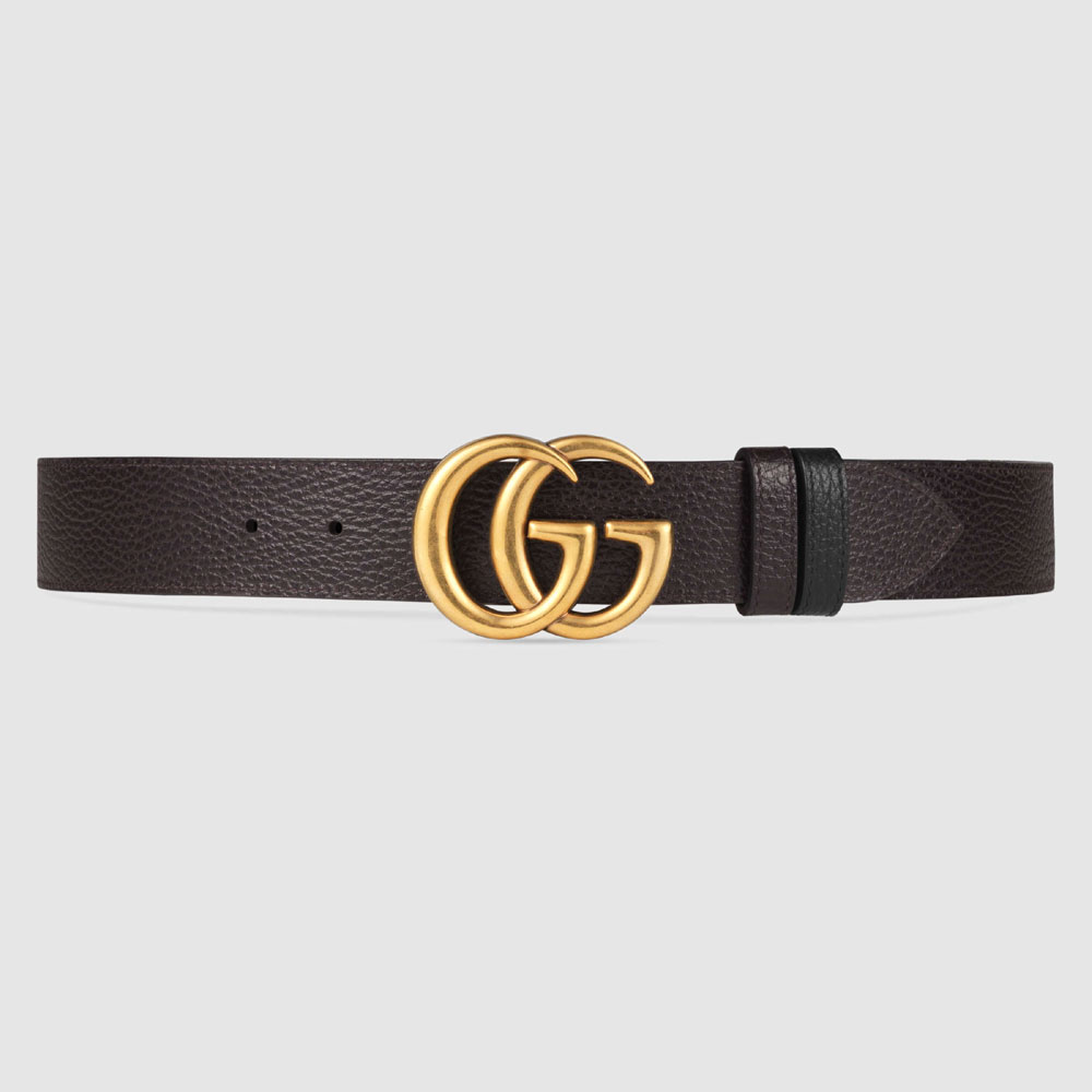 Gucci Reversible leather belt with Double G buckle 474350 CAO2T 1062 - Photo-2
