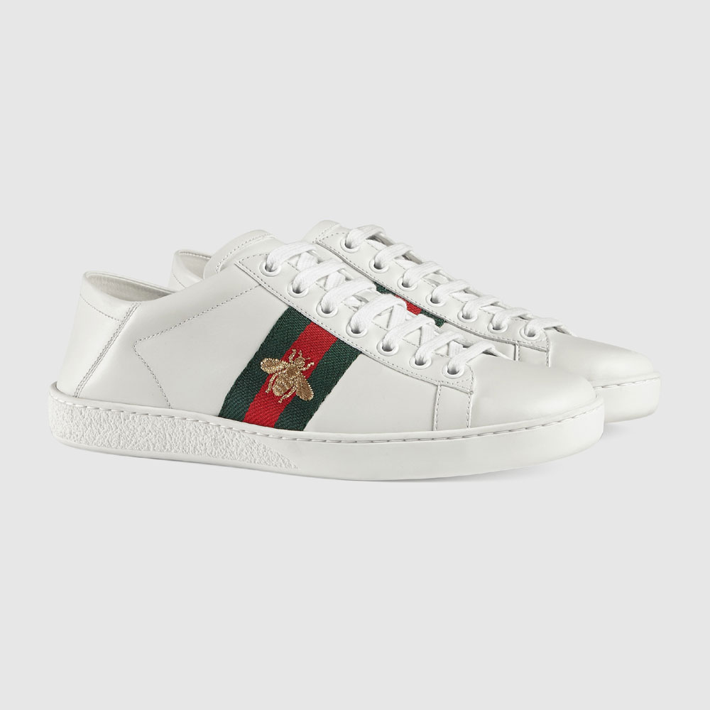 Gucci Ace leather low top sneaker 475208 A9L60 9067