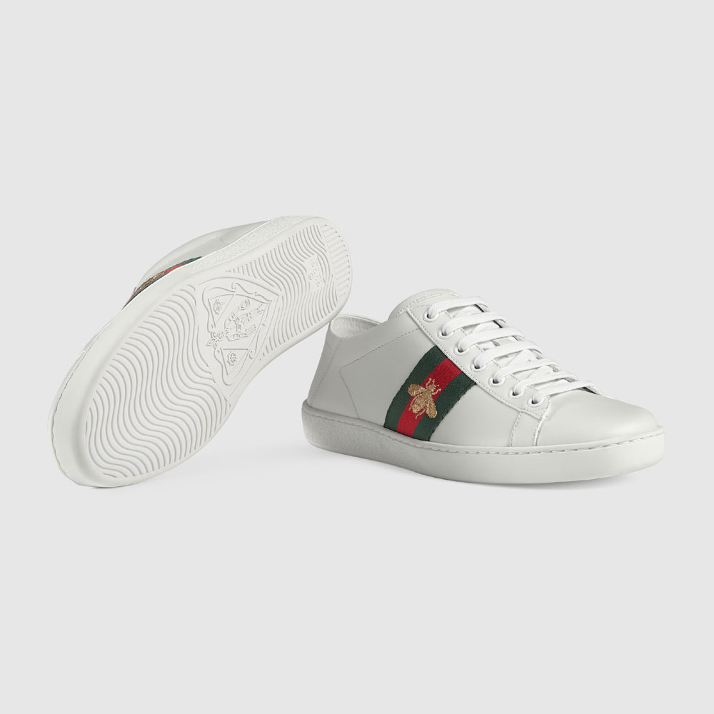 Gucci Ace leather low top sneaker 475208 A9L60 9067 - Photo-4