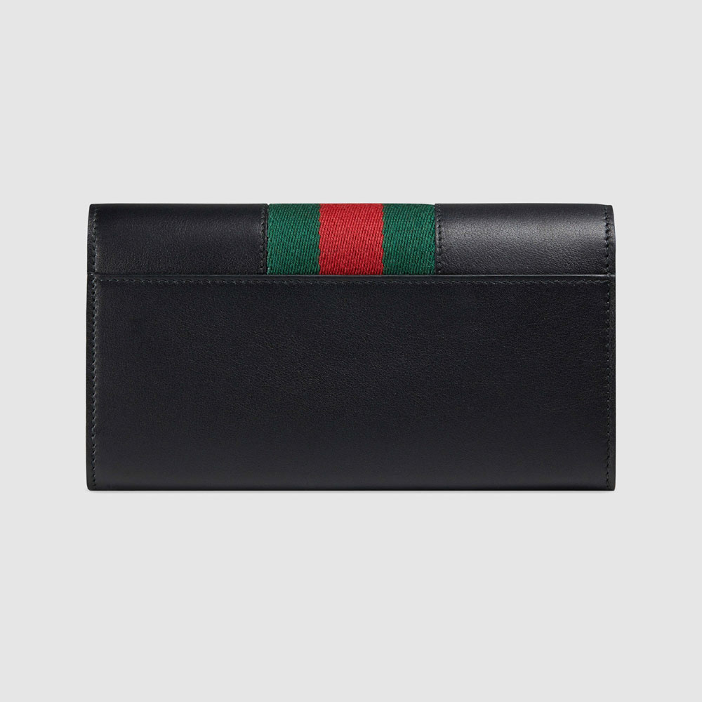 Gucci Sylvie leather continental wallet 476084 CWLSG 1060 - Photo-3
