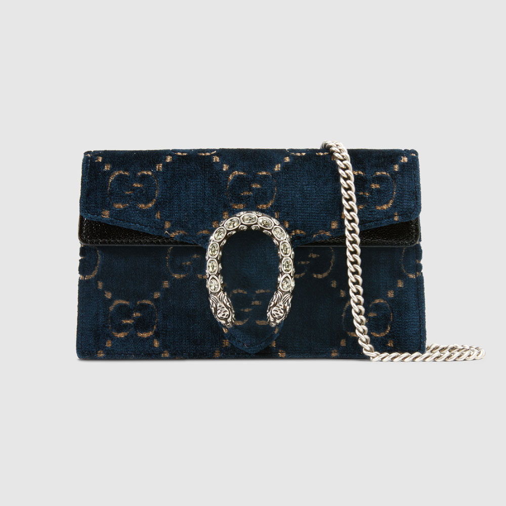 Gucci Dionysus GG velvet super mini bag 476432 9TIBN 4264