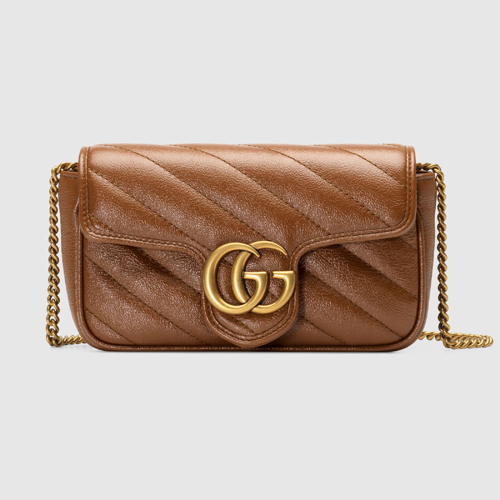 Gucci GG Marmont matelasse super mini bag 476433 0OLFT 2535
