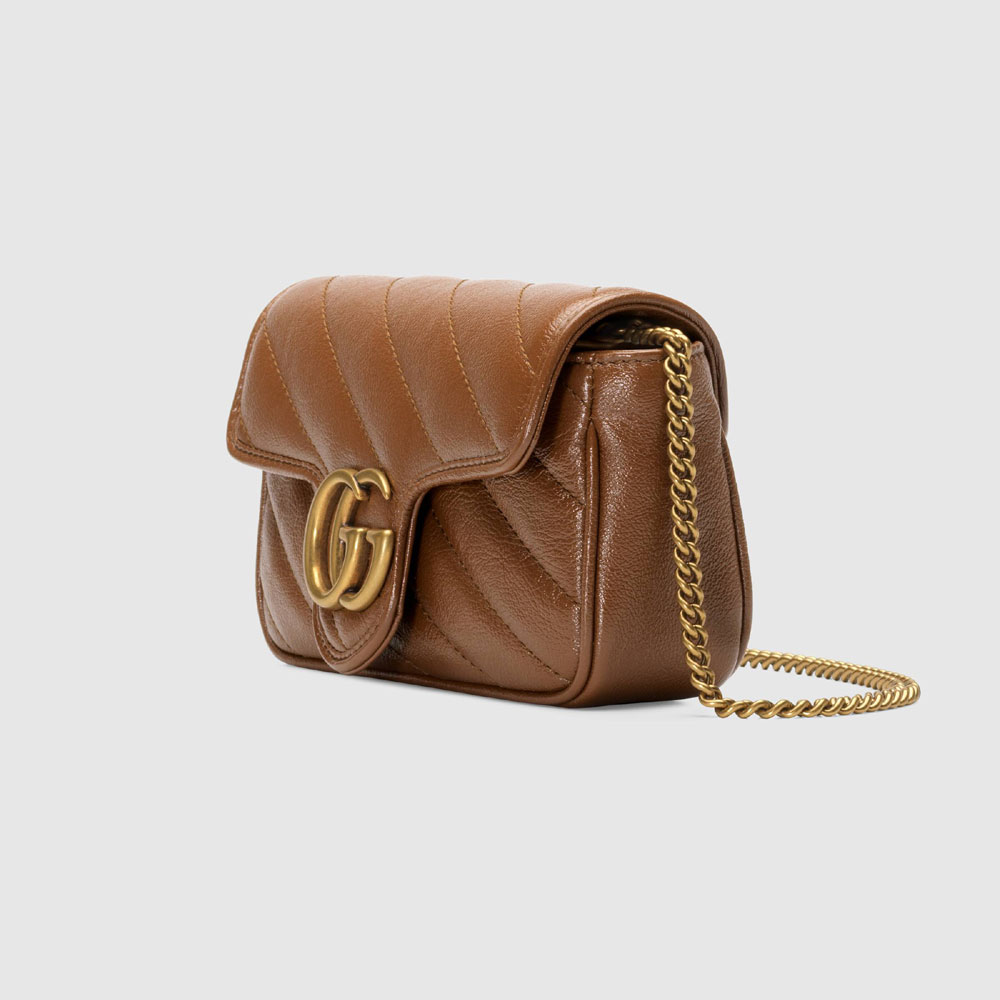 Gucci GG Marmont matelasse super mini bag 476433 0OLFT 2535 - Photo-2